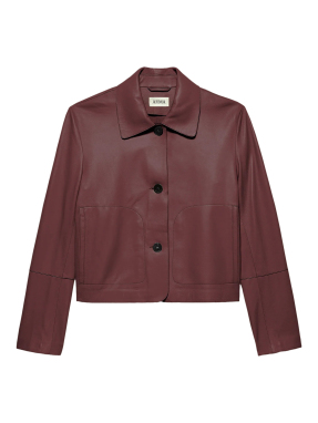 ΓΥΑΙΚΕΙΟ ΔΕΡΜΑΤΙΝΟ JACKET EMY | Μπορντό MAHOGANY EU 38