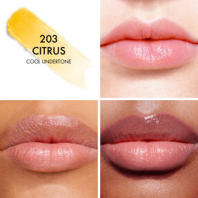 DIOR ADDICT LIP GLOW 48-HOUR HYDRATING LIP BALM - PH - ACTIVATED COLOR | 203 Citrus cool undertone