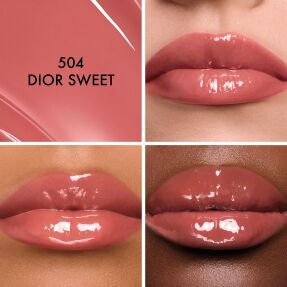 DIOR ADDICT GLASS LIPSTICK ULTRA-SHINE AND HYDRATING LIP GLOSS STICK | 2,7gr 504 Dior Sweet