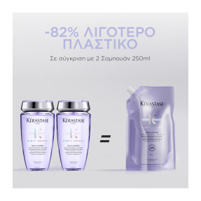 BLOND ABSOLU REFILL ΣΑΜΠΟΥΑΝ BAIN LUMIERE ΓΙΑ ΣΥΝΤΗΡΗΣΗ ΤΩΝ ΞΑΝΘΩΝ ΒΑΜΜΕΝΩΝ ΜΑΛΛΙΩΝ | 500ml
