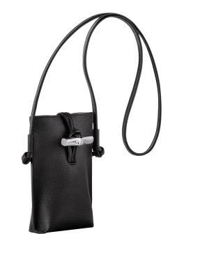 ΔΕΡΜΑΤΙΝΗ ΘΗΚΗ ΚΙΝΗΤΟΥ LE ROSEAU PHONE CASE | Μαύρο