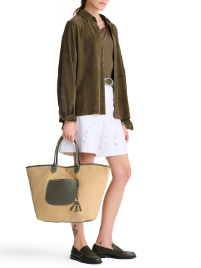 ΓΥΝΑΙΚΕΙΑ ΤΣΑΝΤΑ ΩΜΟΥ LE PLIAGE COLLECTION L BASKET BAG | Χακί