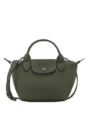 ΓΥΝΑΙΚΕΙΑ ΔΕΡΜΑΤΙΝΗ ΤΣΑΝΤΑ ΧΕΙΡΟΣ LE PLIAGE XTRA XS | Χακί