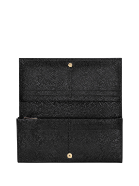ΔΕΡΜΑΤΙΝΟ ΠΟΡΤΟΦΟΛΙ LE FOULONNE LONG | Μαύρο