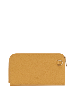 ΔΕΡΜΑΤΙΝΟ POUCH LE FOULONNE | Κίτρινο