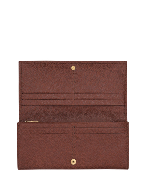 ΔΕΡΜΑΤΙΝΟ ΠΟΡΤΟΦΟΛΙ LE FOULONNE LONG | Μπορντό