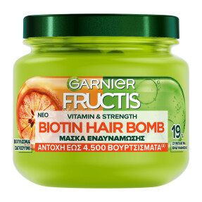 FRUCTIS BIOTIN HAIR BOMB ΜΑΣΚΑ ΕΝΔΥΝΑΜΩΣΗΣ ΜΑΛΛΙΩΝ | 320ml