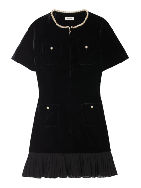 ΜΙΝΙ ΒΕΛΟΥΔΙΝΟ ΦΟΡΕΜΑ | Μαύρο FR 38