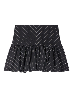 ΜΙΝΙ ΦΟΥΣΤΑ ΜΕ ΠΑΓΙΕΤΑ | Μαύρο FR 38