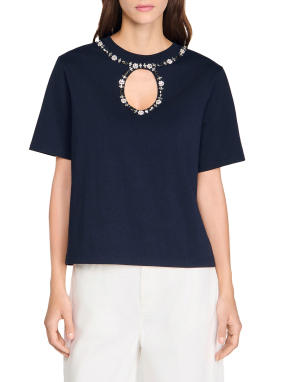 ΓΥΝΑΙΚΕΙΟ T-SHIRT | Μπλε Σκούρο S