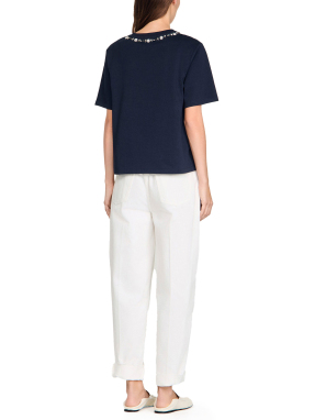 ΓΥΝΑΙΚΕΙΟ T-SHIRT | Μπλε Σκούρο M