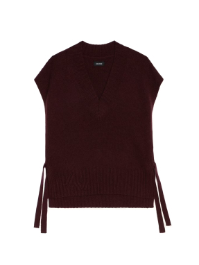 ΓΥΝΑΙΚΕΙΟ ΑΜΑΝΙΚΟ ΠΟΥΛΟΒΕΡ MADDY | Μπορντό ONE SIZE