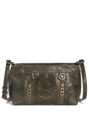 ΓΥΝΑΙΚΕΙΑ ΔΕΡΜΑΤΙΝΗ ΤΣΑΝΤΑ ΧΙΑΣΤΙ SUNNY MOOD VINTAGE | Χακί