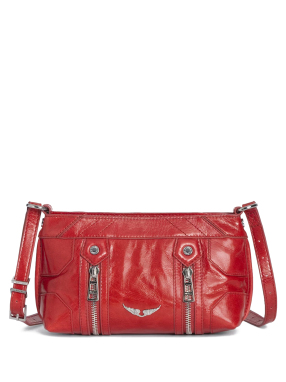 ΓΥΝΑΙΚΕΙΑ ΔΕΡΜΑΤΙΝΗ ΤΣΑΝΤΑ ΧΙΑΣΤΙ SUNNY MOOD VINTAGE | Κόκκινο