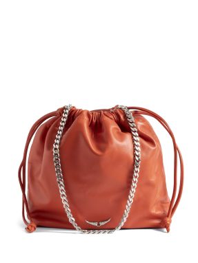 ΓΥΝΑΙΚΕΙΑ ΔΕΡΜΑΤΙΝΗ ΤΣΑΝΤΑ ΩΜΟΥ ROCK TODAY | Πορτοκαλί