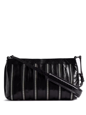 ΓΥΝΑΙΚΕΙΑ ΔΕΡΜΑΤΙΝΗ ΤΣΑΝΤΑ ΧΙΑΣΤΙ SUNNY MOODY MULTI ZIP | Μαύρο