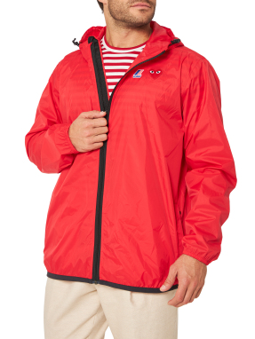 UNISEX JACKET PLAY COMME DES GARÇONS x K-WAY | Κόκκινο XXL