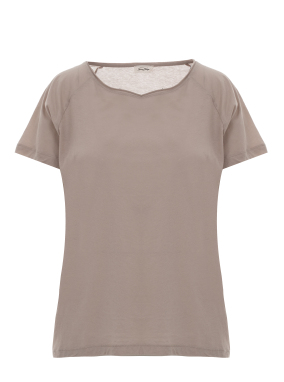 ΓΥΝΑΙΚΕΙΟ T-SHIRT LALOOM | Μπεζ M