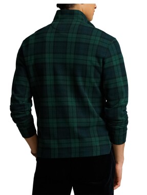 ΑΝΔΡΙΚΗ ΜΠΛΟΥΖΑ HALF-ZIP | Καρό  XXL