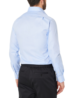 ΑΝΔΡΙΚΟ ΠΟΥΚΑΜΙΣΟ ΜΕ ΛΟΓΟΤΥΠΟ | Γαλάζιο UK 18