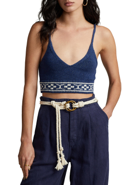 ΠΛΕΚΤΟ TOP | Μπλε M