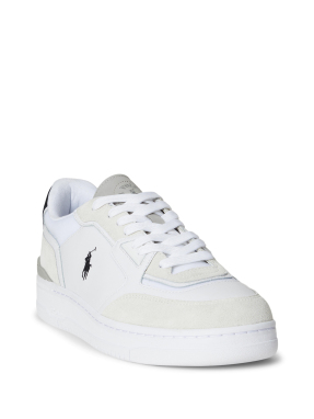 ΑΝΔΡΙΚΑ ΔΕΡΜΑΤΙΝΑ SNEAKERS | Λευκό 43