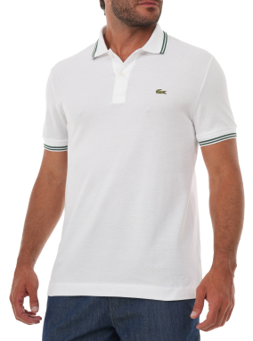 ΑΝΔΡΙΚΗ POLO ΜΠΛΟΥΖΑ TRIM ACCENT | Λευκό L001 L