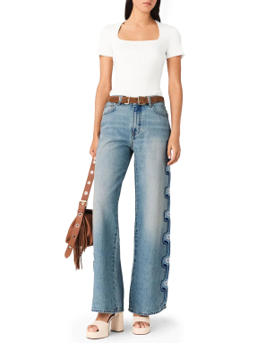 ΓΥΝΑΙΚΕΙΟ DENIM ΠΑΝΤΕΛΟΝΙ | Μπλε FR 38