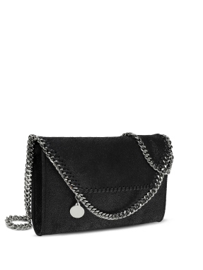 ΓΥΝΑΙΚΕΙΑ ΤΣΑΝΤΑ ΧΕΙΡΟΣ FALABELLA WALLET CROSSBODY | Μαύρο