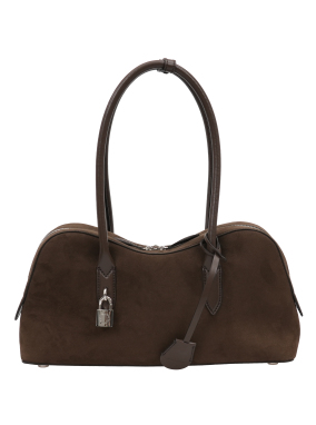 ΓΥΝΑΙΚΕΙΑ ΤΣΑΝΤΑ ΩΜΟΥ RYDER SUEDE MEDIUM BAG | Καφέ