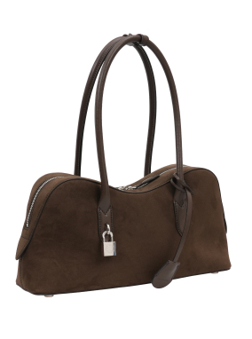 ΓΥΝΑΙΚΕΙΑ ΤΣΑΝΤΑ ΩΜΟΥ RYDER SUEDE MEDIUM BAG | Καφέ