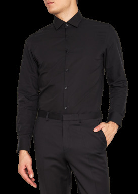 ΑΝΔΡΙΚΟ ΠΟΥΚΑΜΙΣΟ | Μαύρο EU 38