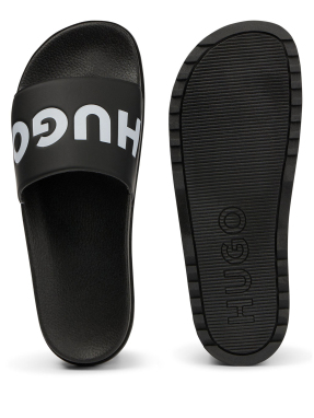 ΑΝΔΡΙΚΕΣ ΠΑΝΤΟΦΛΕΣ ΜΕ ΛΟΓΟΤΥΠΟ | Μαύρο 40