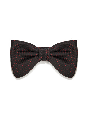 ΑΝΔΡΙΚΟ ΜΕΤΑΞΩΤΟ ΠΑΠΙΓΙΟΝ ΜΕ ΜΟΤΙΒΟ | Μαύρο ONE SIZE