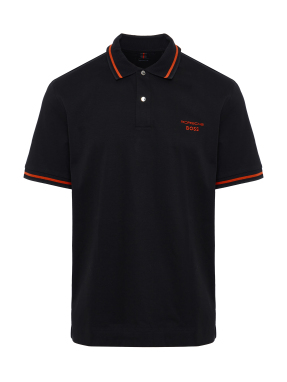 ΑΝΔΡΙΚΗ POLO ΜΠΛΟΥΖΑ PORSCHE x BOSS | Μαύρο XL