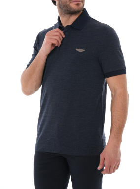 ΑΝΔΡΙΚΗ POLO ΜΠΛΟΥΖΑ BOSS x ASTON MARTIN | Μπλε Σκούρο L