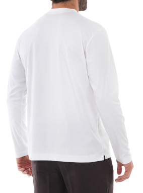 ΑΝΔΡΙΚΗ ΜΑΚΡΥΜΑΝΙΚΗ ΜΠΛΟΥΖΑ | Λευκό XL