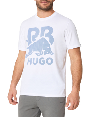 ΑΝΔΡΙΚΟ T-SHIRT HUGO x RB | Λευκό M