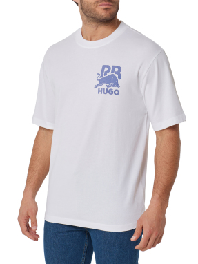 HUGO x RB ΑΝΔΡΙΚΟ T-SHIRT | Λευκό XL