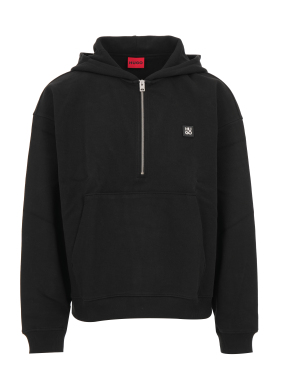 ΑΝΔΡΙΚΟ ΦΟΥΤΕΡ HALF-ZIP | Μαύρο 001 L