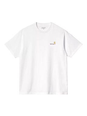 ΑΝΔΡΙΚΟ T-SHIRT AMERICAN SCRIPT | Λευκό L