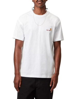 ΑΝΔΡΙΚΟ T-SHIRT AMERICAN SCRIPT | Λευκό L