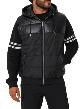 ΑΝΔΡΙΚΟ ΓΙΛΕΚΟ ΜΕ ΚΟΥΚΟΥΛΑ | Μαύρο S