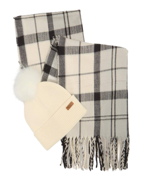 ΓΥΝΑΙΚΕΙΟ ΣΕΤ ΚΑΣΚΟΛ - ΣΚΟΥΦΟΣ | Μπεζ ONE SIZE