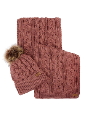 ΓΥΝΑΙΚΕΙΟ ΣΕΤ ΣΚΟΥΦΟΣ ΚΑΙ ΚΑΣΚΟΛ | Σομόν ONE SIZE