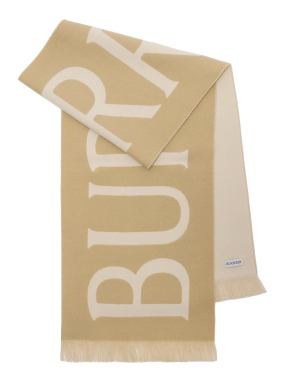 ΚΑΣΚΟΛ LOGO WOOL | Μπεζ ONE SIZE