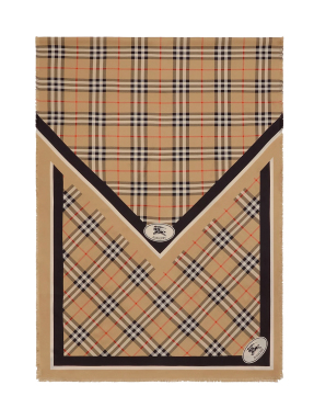 ΓΥΝΑΙΚΕΙΟ ΦΟΥΛΑΡΙ CHECK KNIGHT STAMP | Μπεζ ONE SIZE