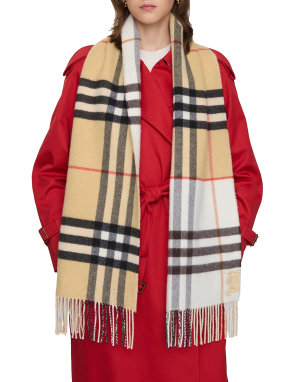 ΓΥΝΑΙΚΕΙΟ ΚΑΣΚΟΛ CONTRAST CHECK | Καφέ ONE SIZE