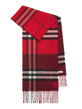 ΓΥΝΑΙΚΕΙΟ ΚΑΣΚΟΛ CONTRAST CHECK | Κόκκινο ONE SIZE