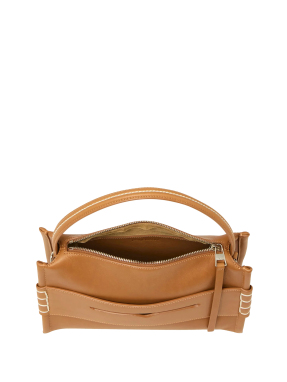 ΓΥΝΑΙΚΕΙΑ ΔΕΡΜΑΤΙΝΗ ΤΣΑΝΤΑ LOAFER | Καφέ